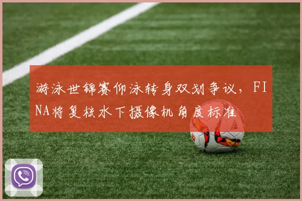 游泳世锦赛仰泳转身双划争议,FINA将复核水下摄像机角度标准
